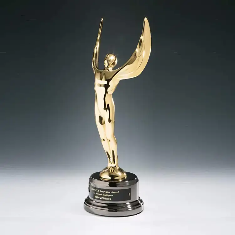 Winged Achievement Award on Black Nickel #3