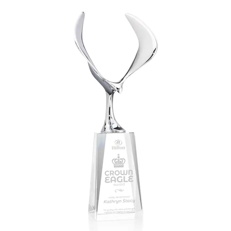 Maverick Eagle Award on Cairns Base - Deep Etch #2
