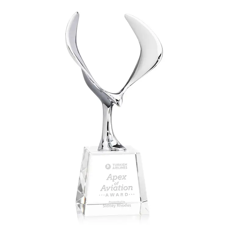 Maverick Eagle Award on Fortino Base - Laser Engraving #2