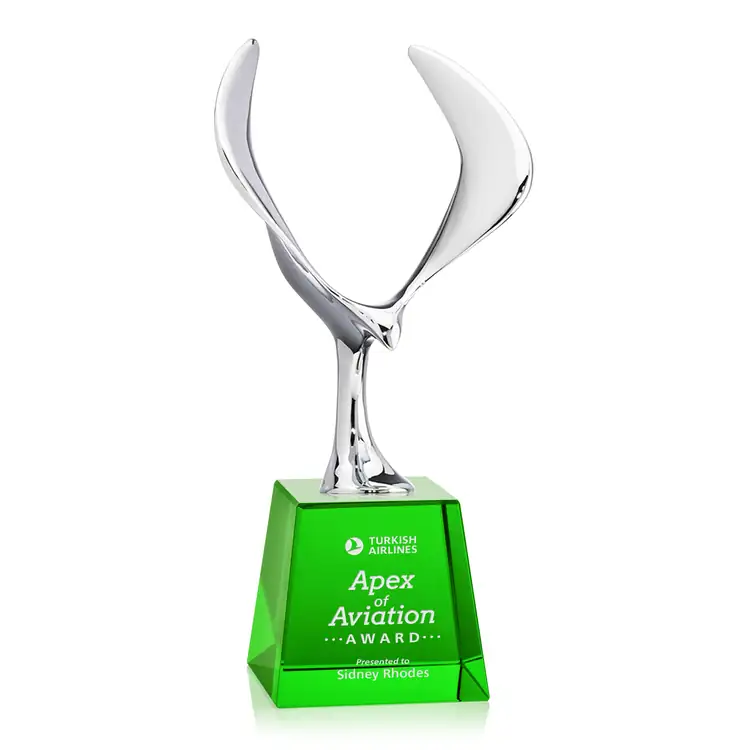 Maverick Eagle Award on Fortino Base - Laser Engraving #3