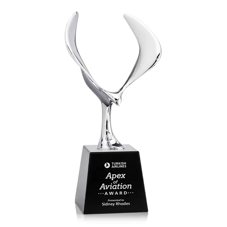 Maverick Eagle Award on Fortino Base - Laser Engraving #4