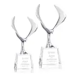 Trophée aigle Maverick sur socle Fortino - Gravure