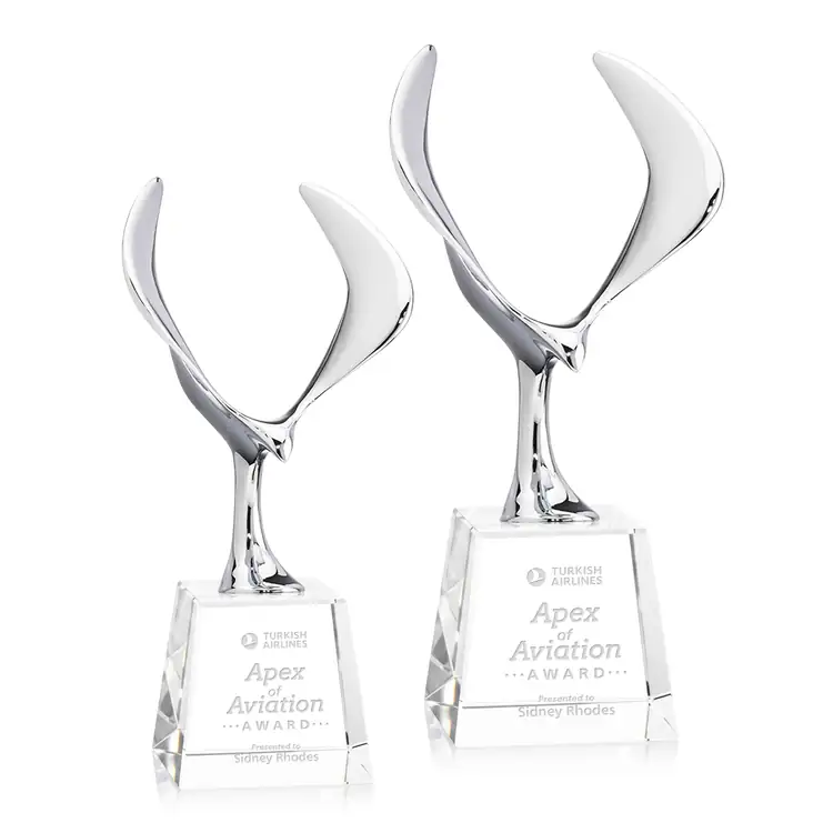 Maverick Eagle Award on Fortino Base - Laser Engraving