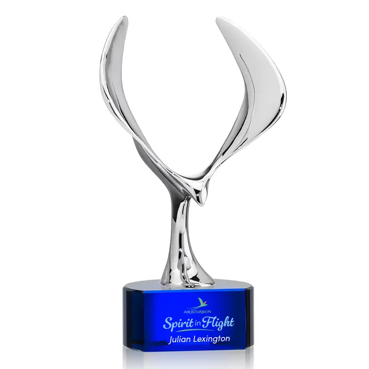 Trophée aigle Maverick sur socle Paragon - Multicolore #5