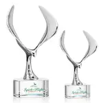 Trophée aigle Maverick sur socle Paragon - Multicolore