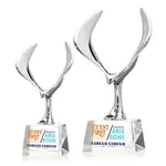 Trophée aigle Maverick sur socle Robson - Multicolore