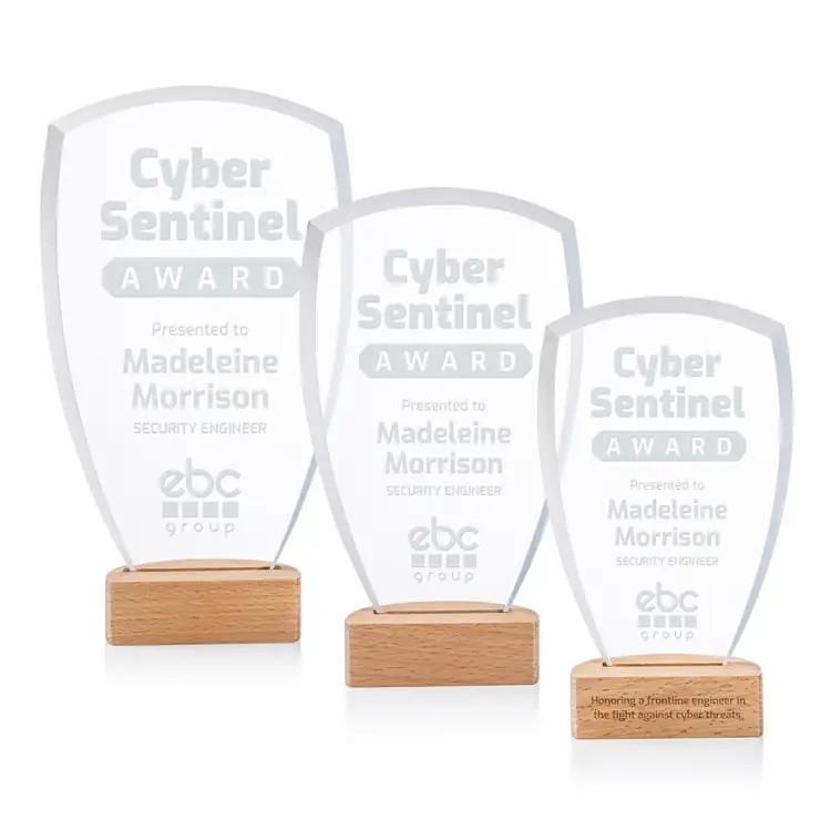 Hendrick Starfire Crystal Shield Award