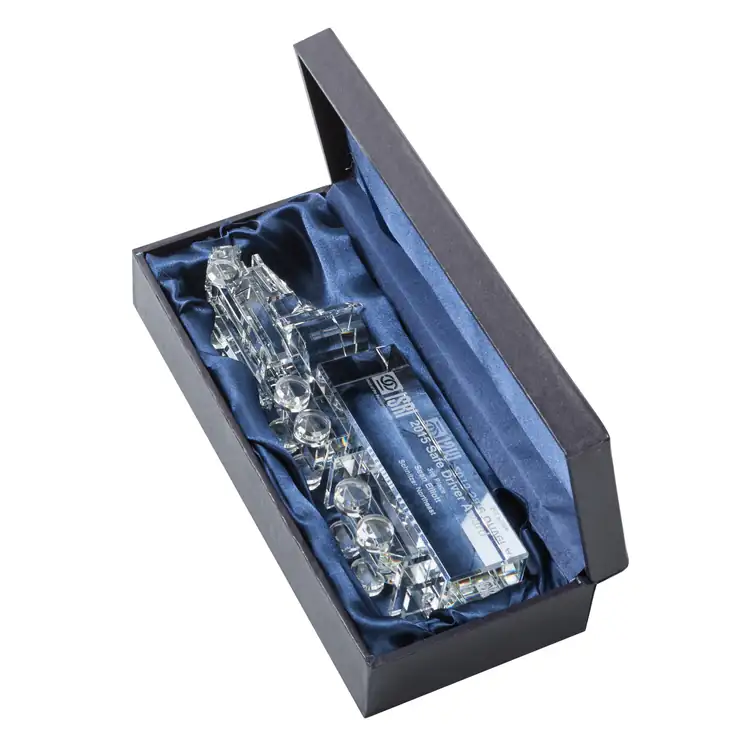 18-Wheeler Crystal Truck Award - Deep Etch #5