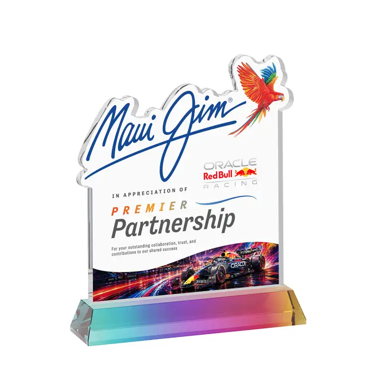 EdgeCraft Square Award on Hartford Base - Multicolor #32