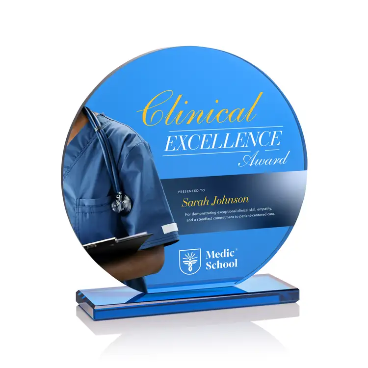 Dunlow Blue Circular Award Multicolor #3