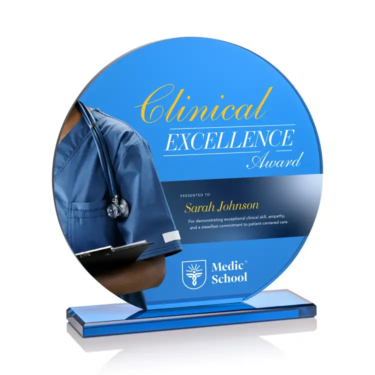 Dunlow Blue Circular Award Multicolor #4