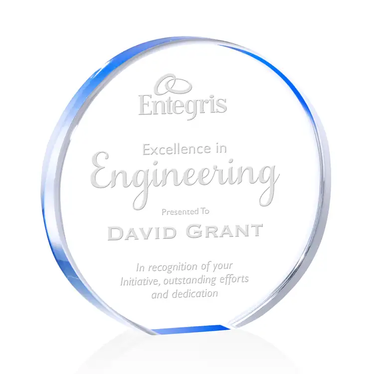 Narita Acrylic Circle Award - Laser Engraved #11