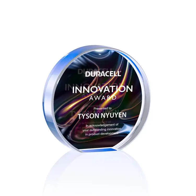 Narita Acrylic Circle Award - Double Sided Multicolor #12