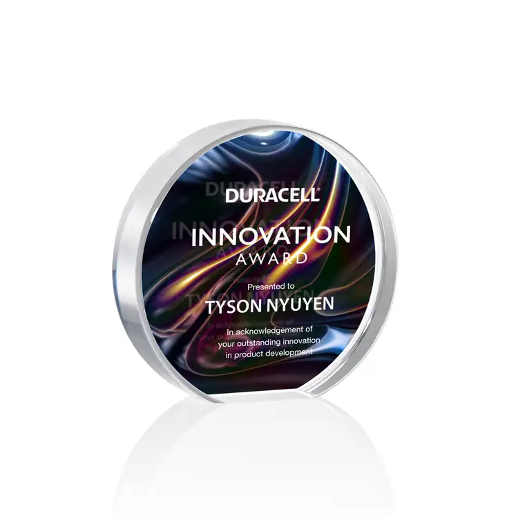 Narita Acrylic Circle Award - Double Sided Multicolor #4