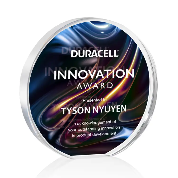 Narita Acrylic Circle Award - Double Sided Multicolor #7