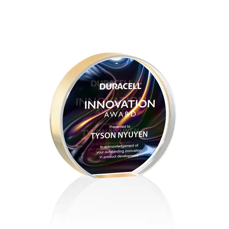 Narita Acrylic Circle Award - Double Sided Multicolor #8
