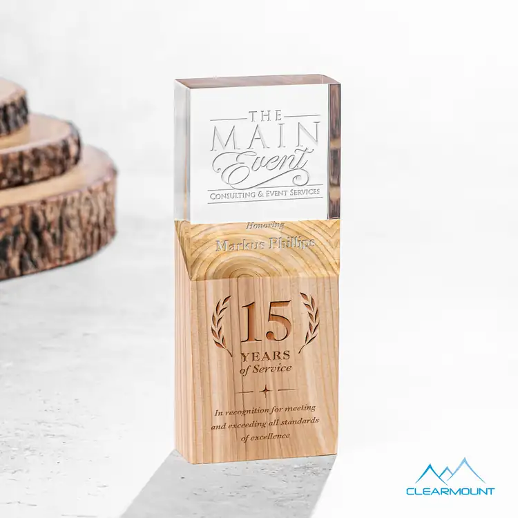 Plante Wood and Acrylic Column Award #3