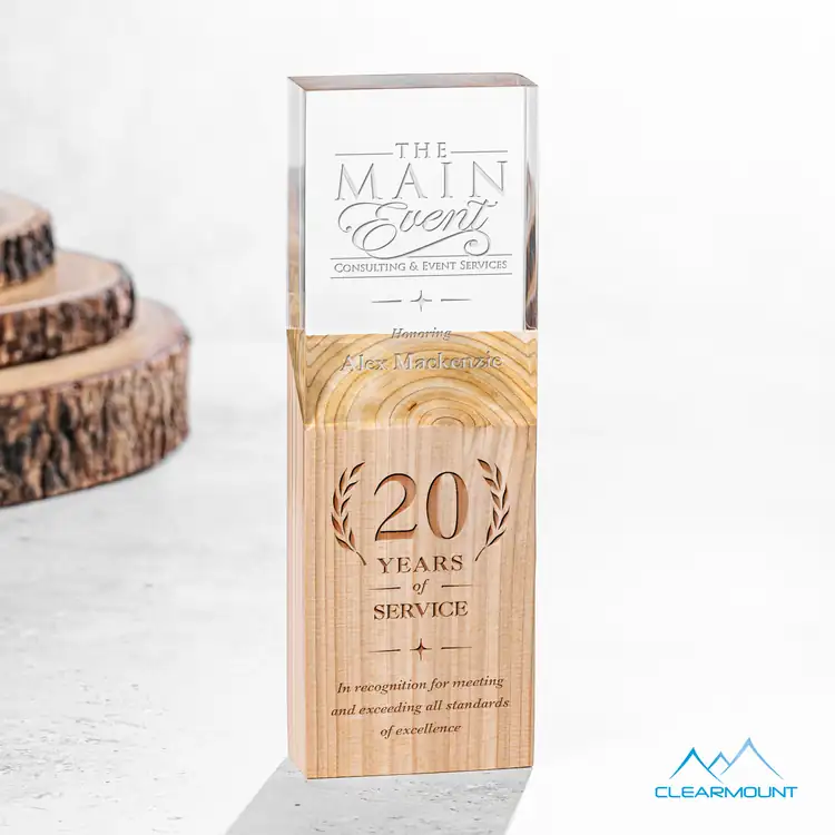 Plante Wood and Acrylic Column Award #4
