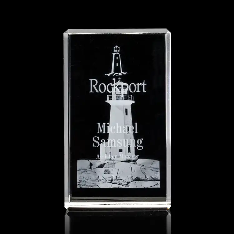 Robson Crystal Tower Award - 3D Engraving #2