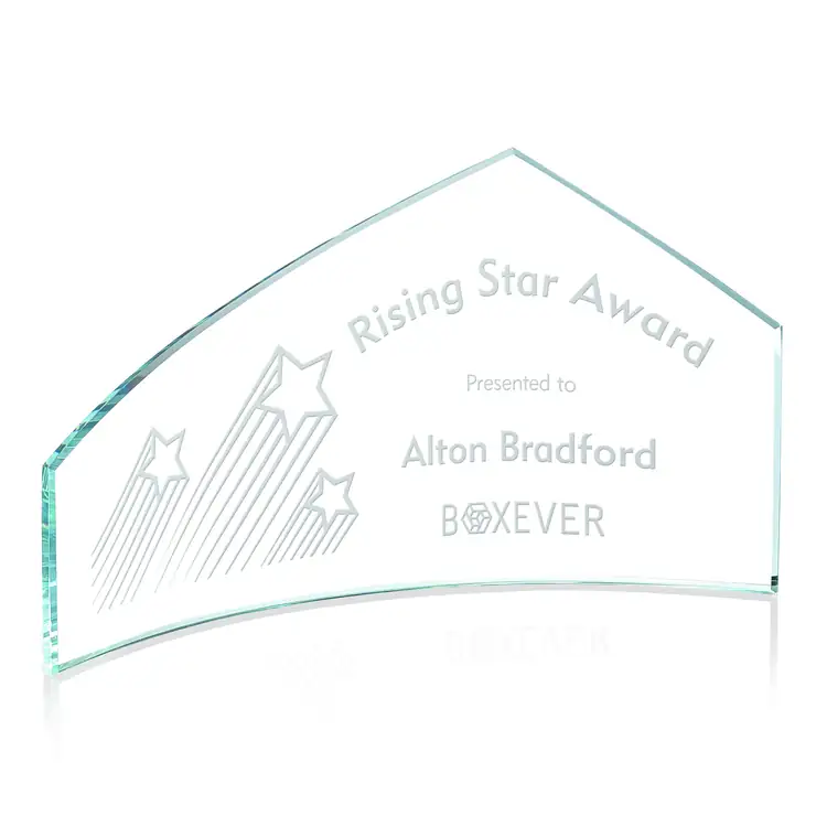 Antibes Starfire Crystal Crescent Award #4