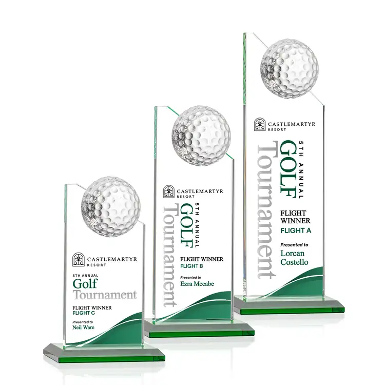 Trophée de golf Ashfield - Vert/Multicolore