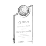 Trophée de golf Axis en cristal optique - Gravure