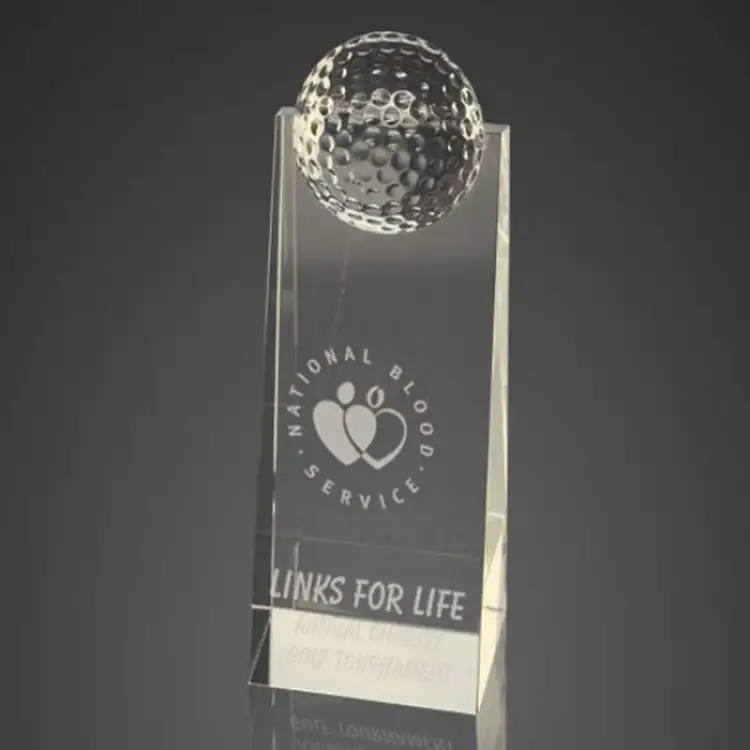 Barringer Golf Award - Deep Etch