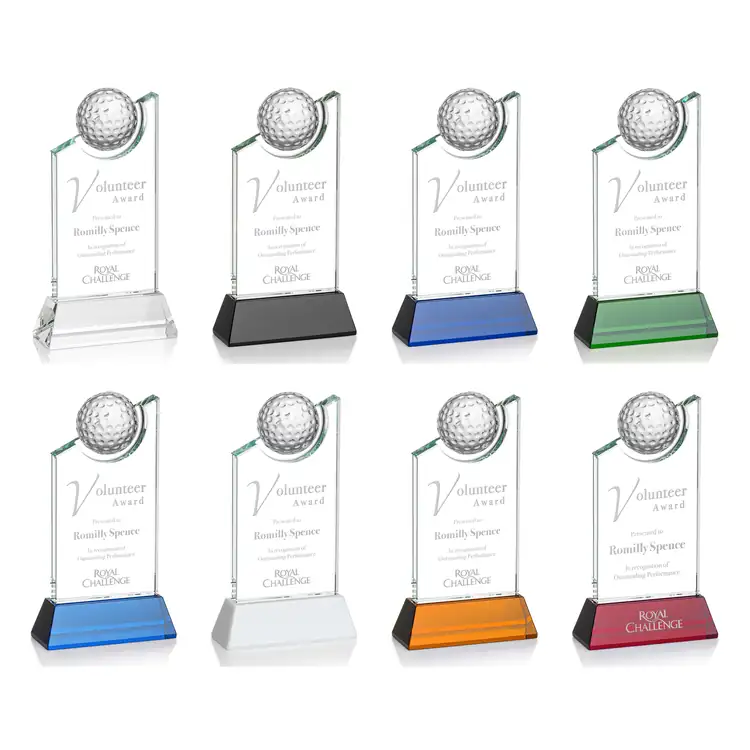 Brixton Optical Crystal Golf Award