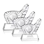 Trophée de golf Dougherty en cristal optique