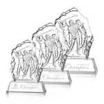 Trophée de golf Fergus en cristal optique