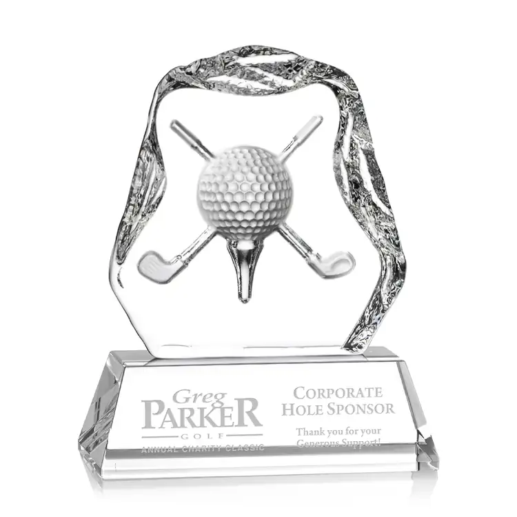 Slaithwaite Optical Crystal Golf Award #2