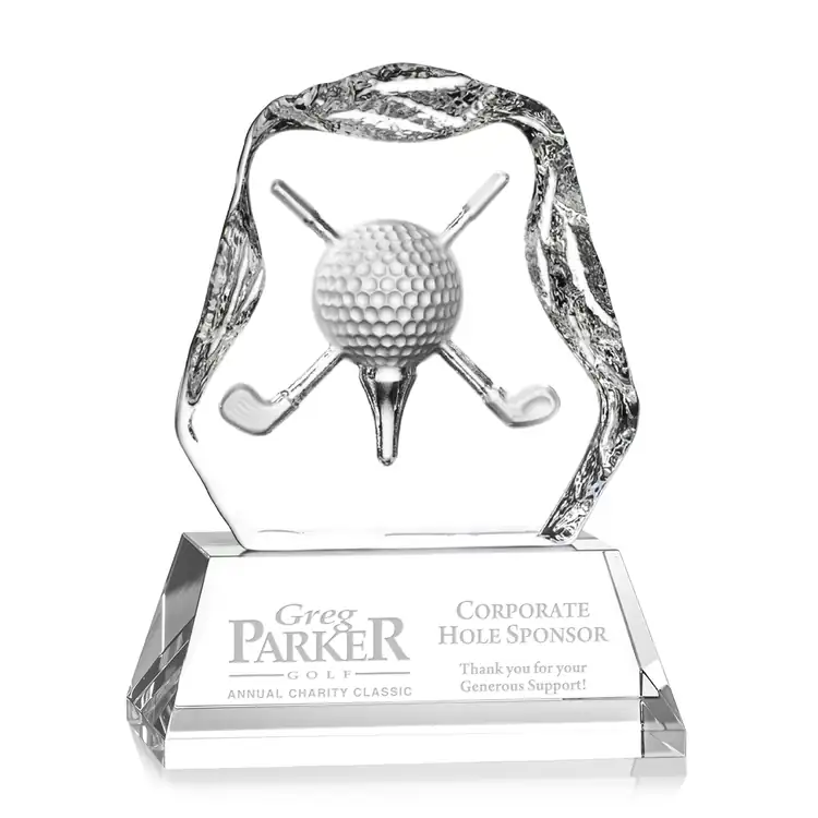 Slaithwaite Optical Crystal Golf Award #3
