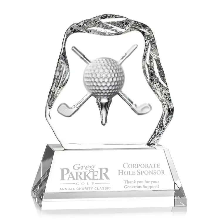 Slaithwaite Optical Crystal Golf Award #4