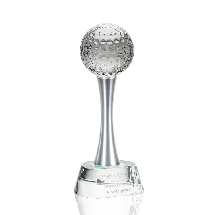 Willshire Optical Crystal Golf Award #2