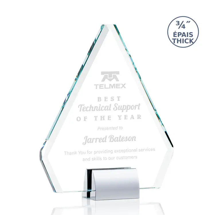 Roxborough Starfire Crystal Diamond Award - Chrome #3