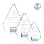 Trophée diamant Roxborough en cristal Starfire - Chrome