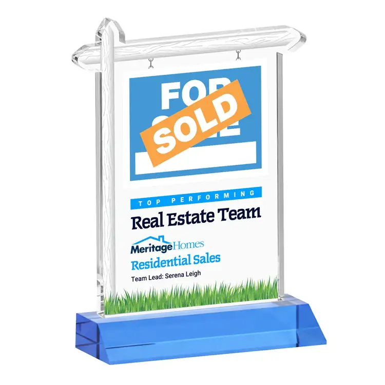Real Estate Starfire Crystal Award - Multicolor #10