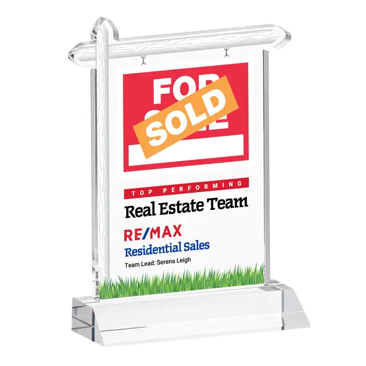 Real Estate Starfire Crystal Award - Multicolor #2