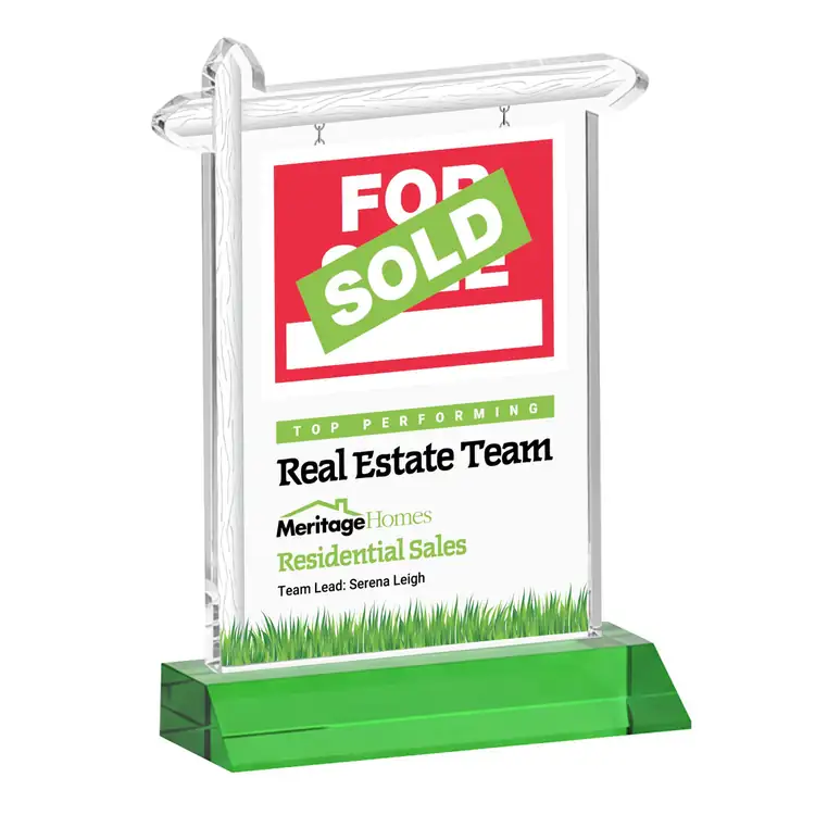Real Estate Starfire Crystal Award - Multicolor #4