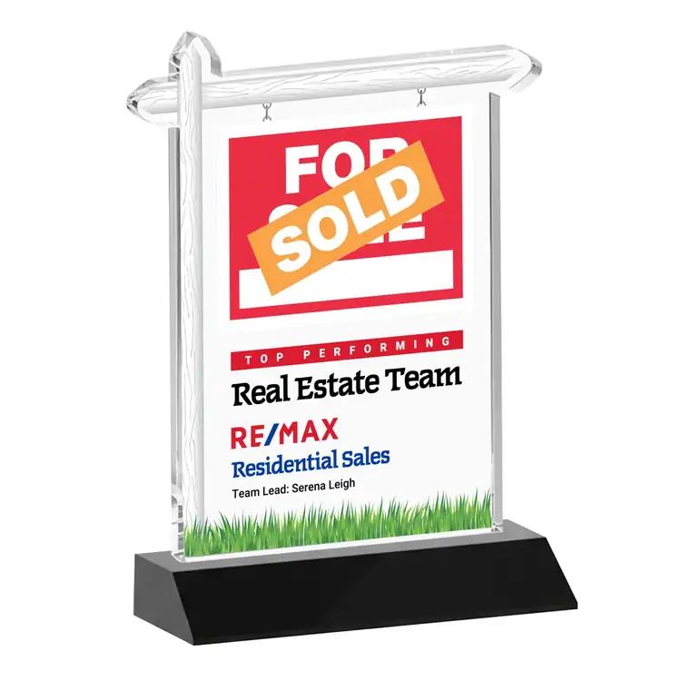 Real Estate Starfire Crystal Award - Multicolor #5