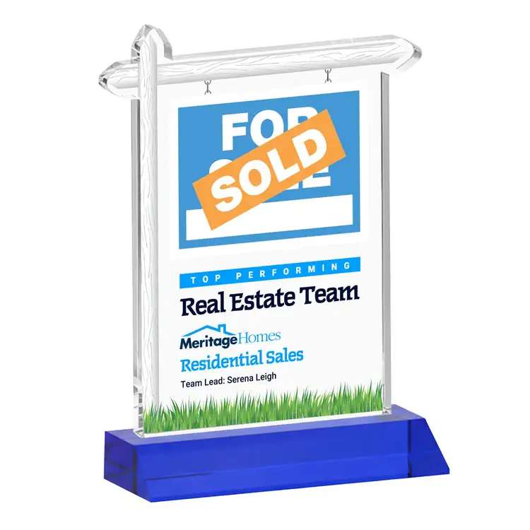 Real Estate Starfire Crystal Award - Multicolor #6