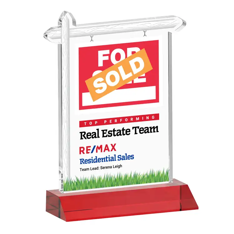 Real Estate Starfire Crystal Award - Multicolor #8