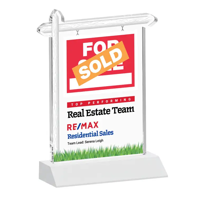 Real Estate Starfire Crystal Award - Multicolor #9
