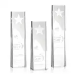 Trophée étoile Artemus en cristal - Gravure