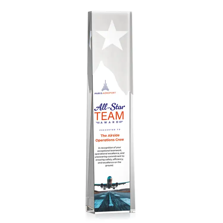 Artemus Star Crystal Award - Multicolor #4