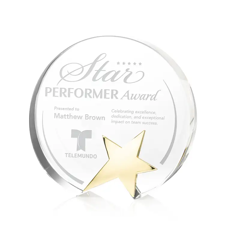 Creemore Star Optical Crystal Award #2
