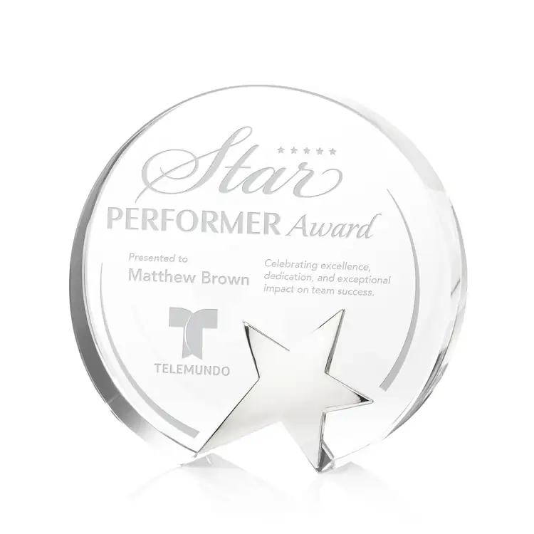 Creemore Star Optical Crystal Award #3