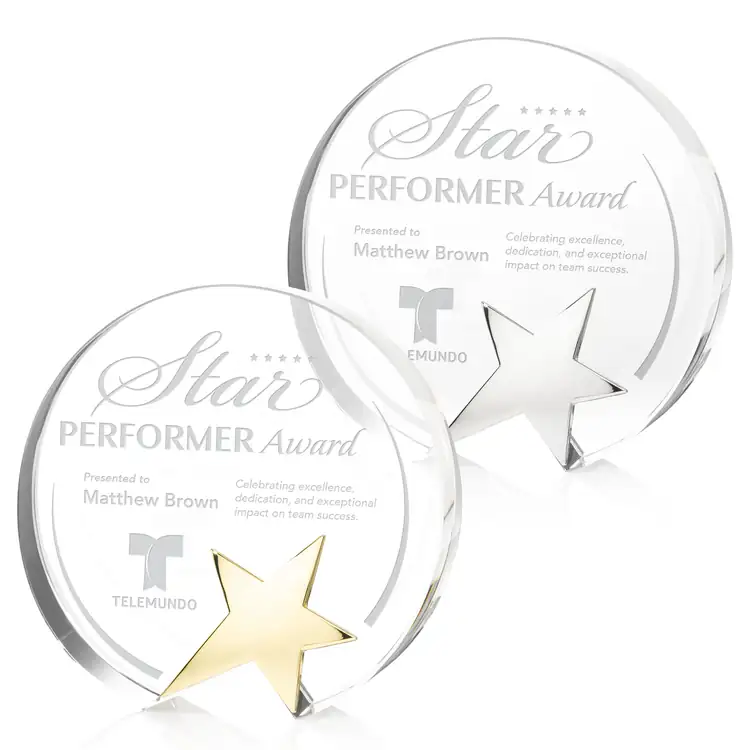 Creemore Star Optical Crystal Award