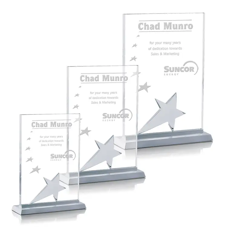 Lewiston Star Starfire Crystal Award
