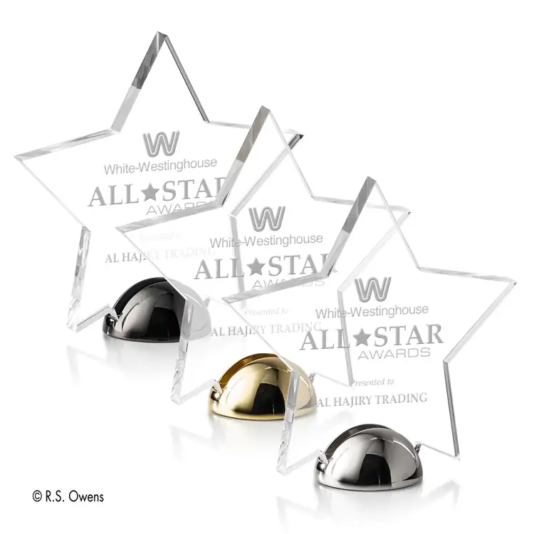 Nova Hemisphere Acrylic Star Award